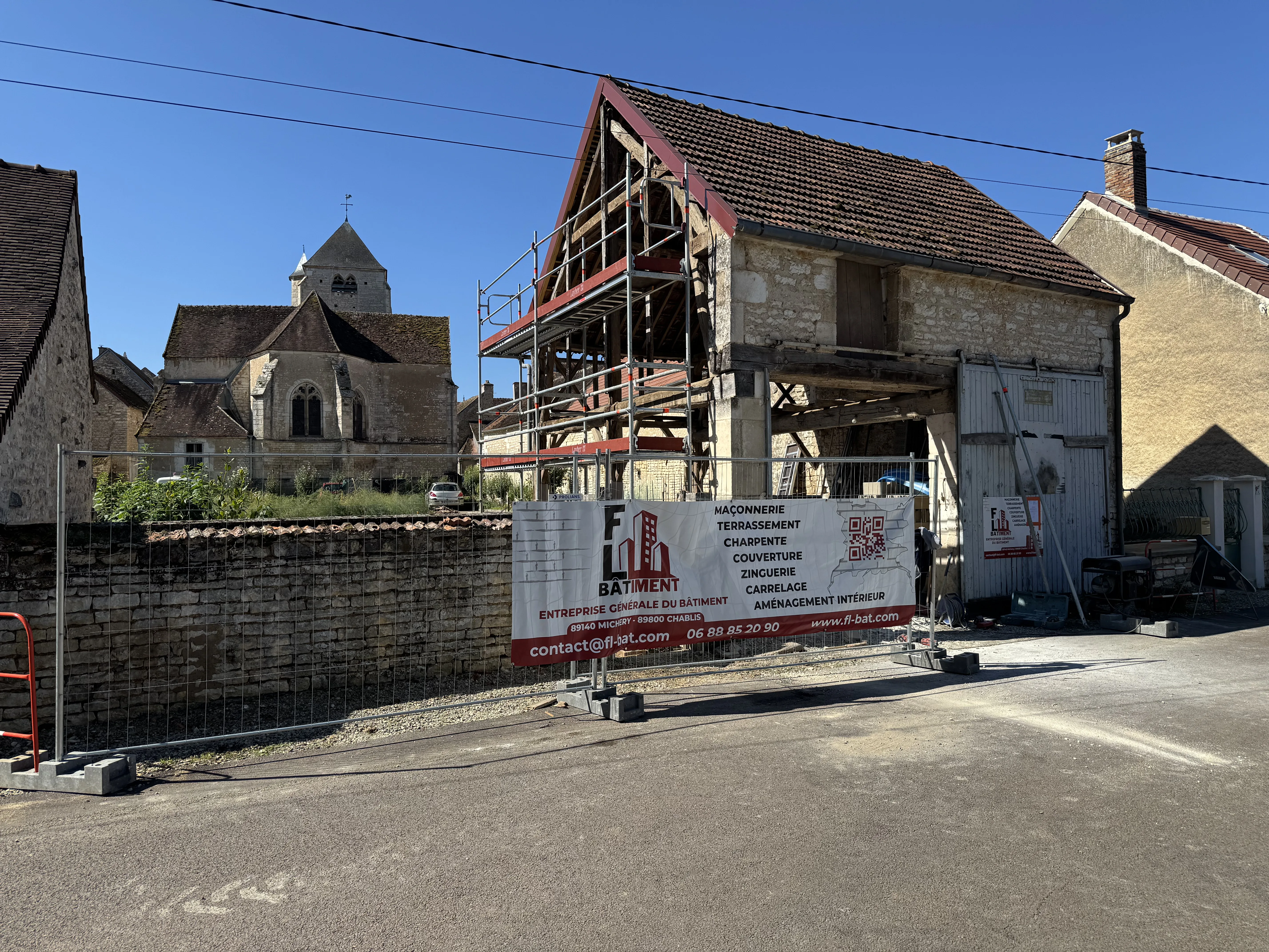 Travaux de maçonnerie