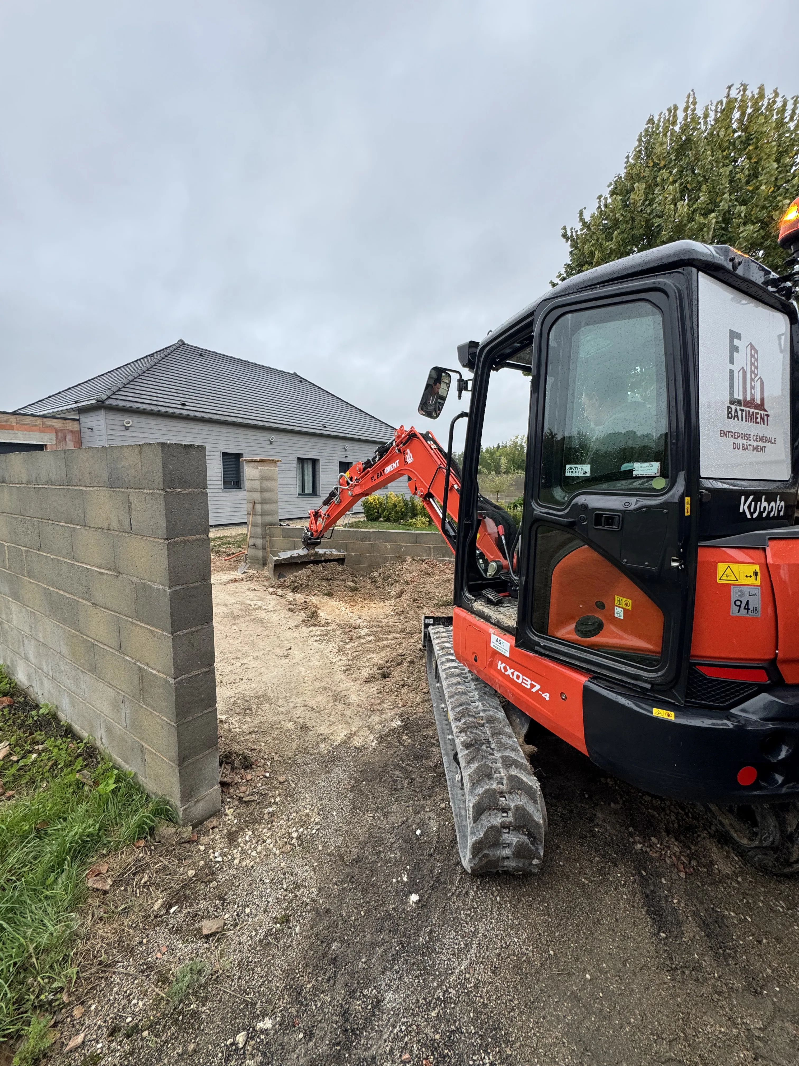 Travaux de terrassement
